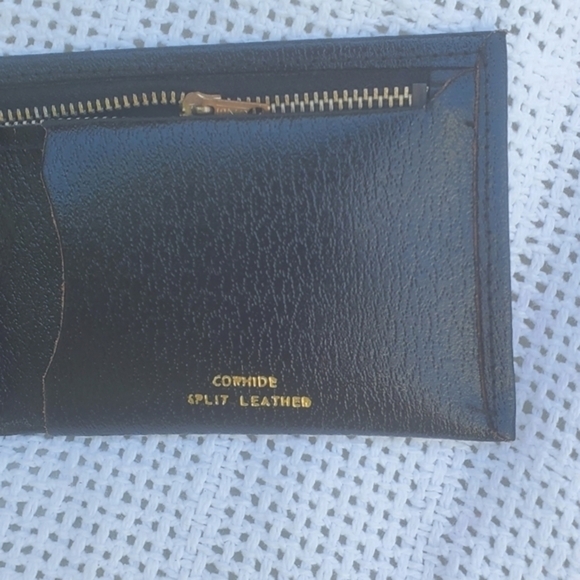 Black Leather Vintage‎ wallet  NEW - Picture 5 of 9